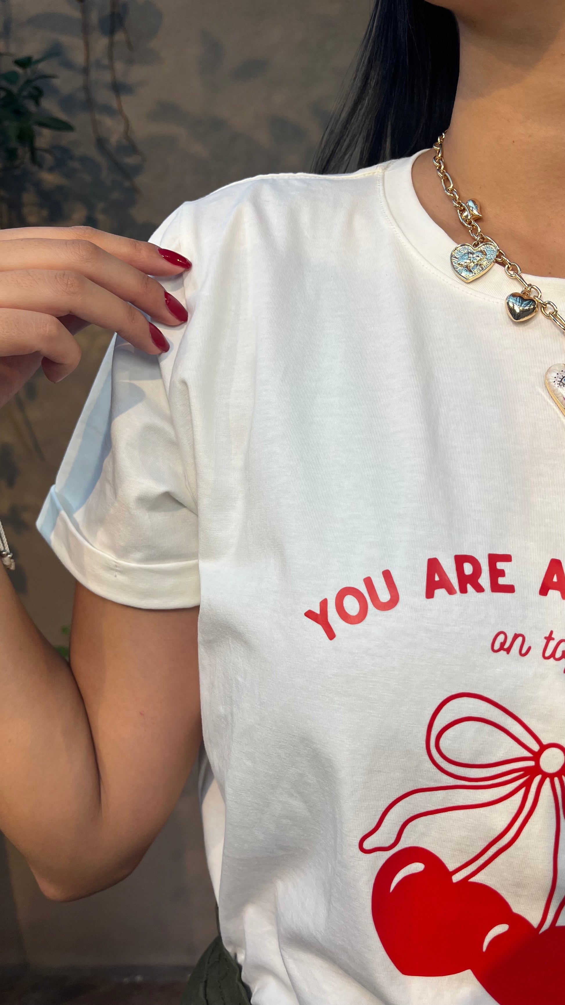 Camiseta Cherry Bow