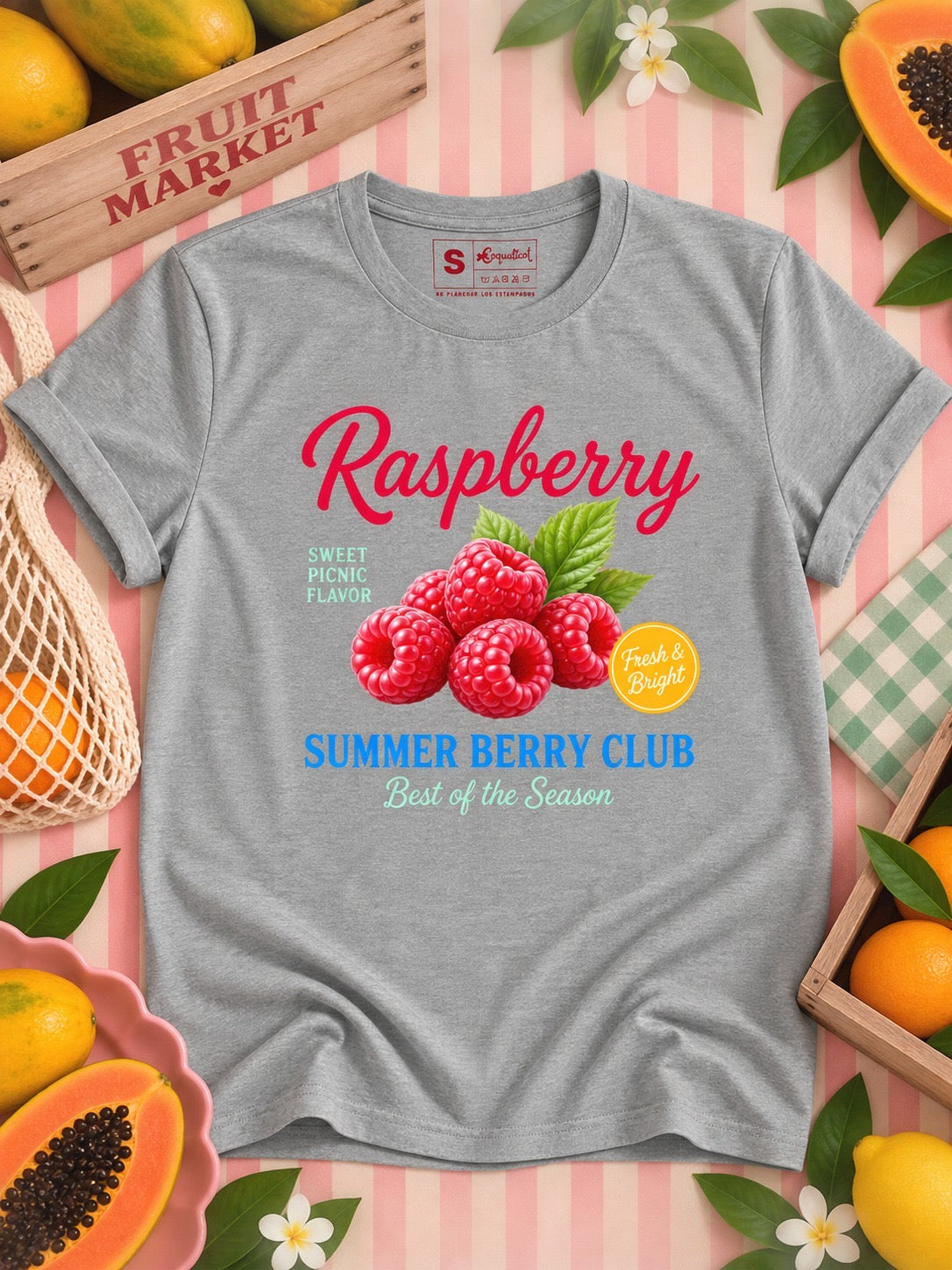Camiseta Raspberry Sweetheart