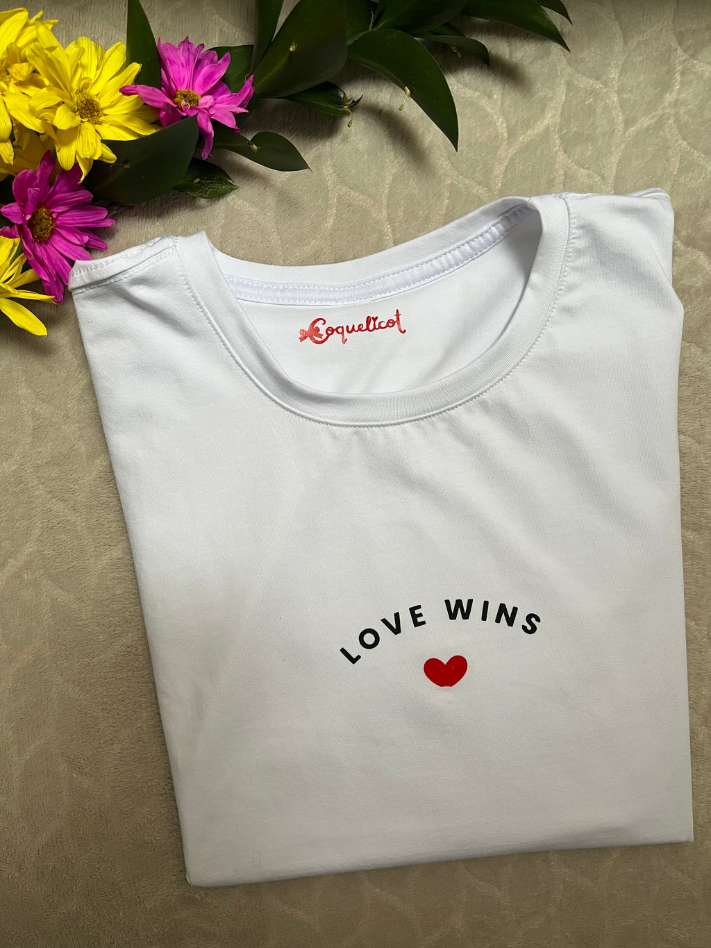 Camiseta Love Wins
