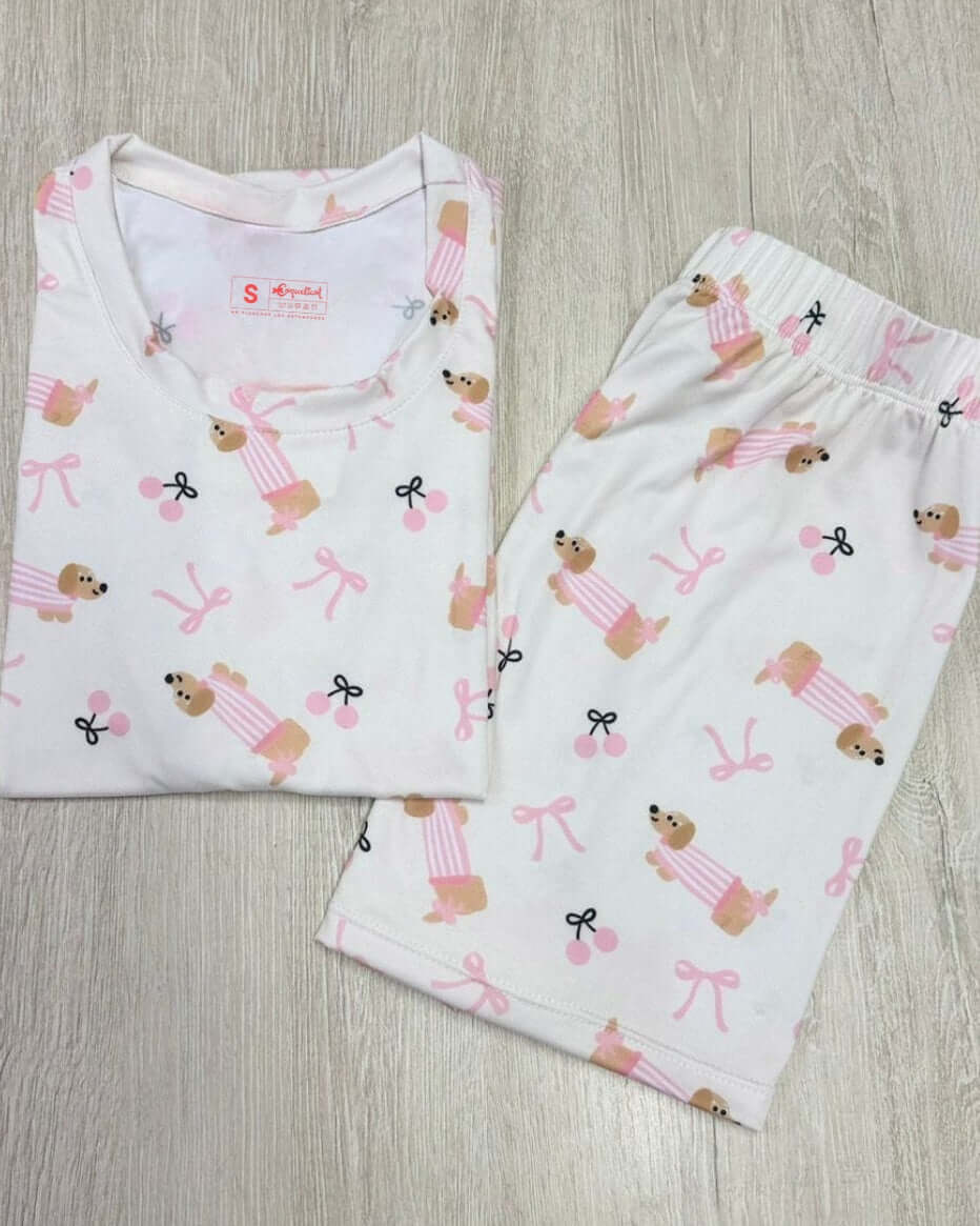 Pijama Cherry Puppy Dreams