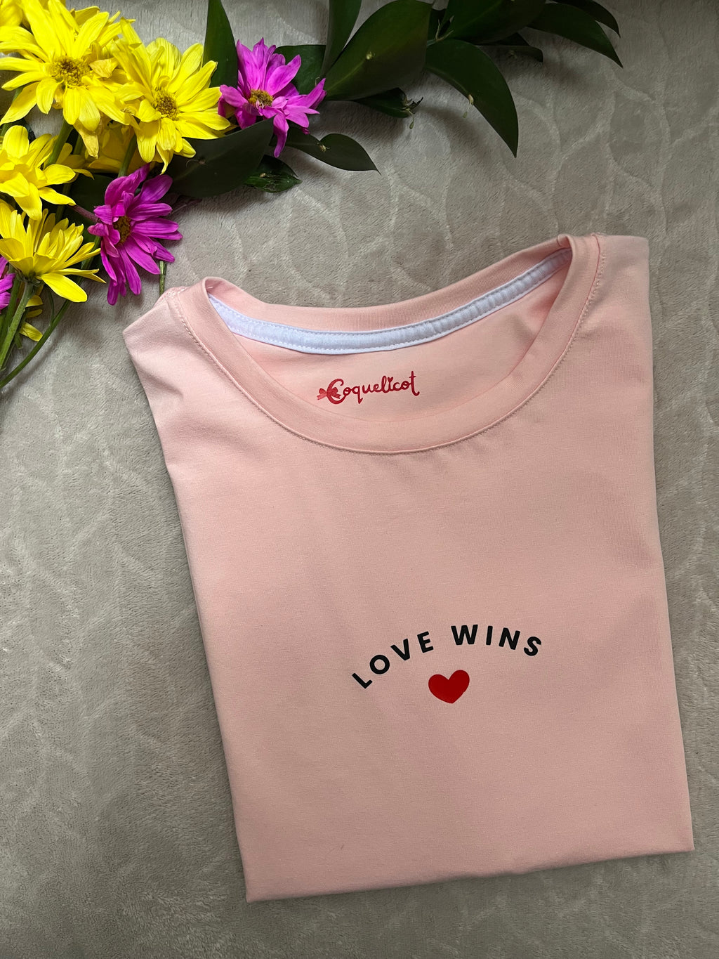 Camiseta Love Wins