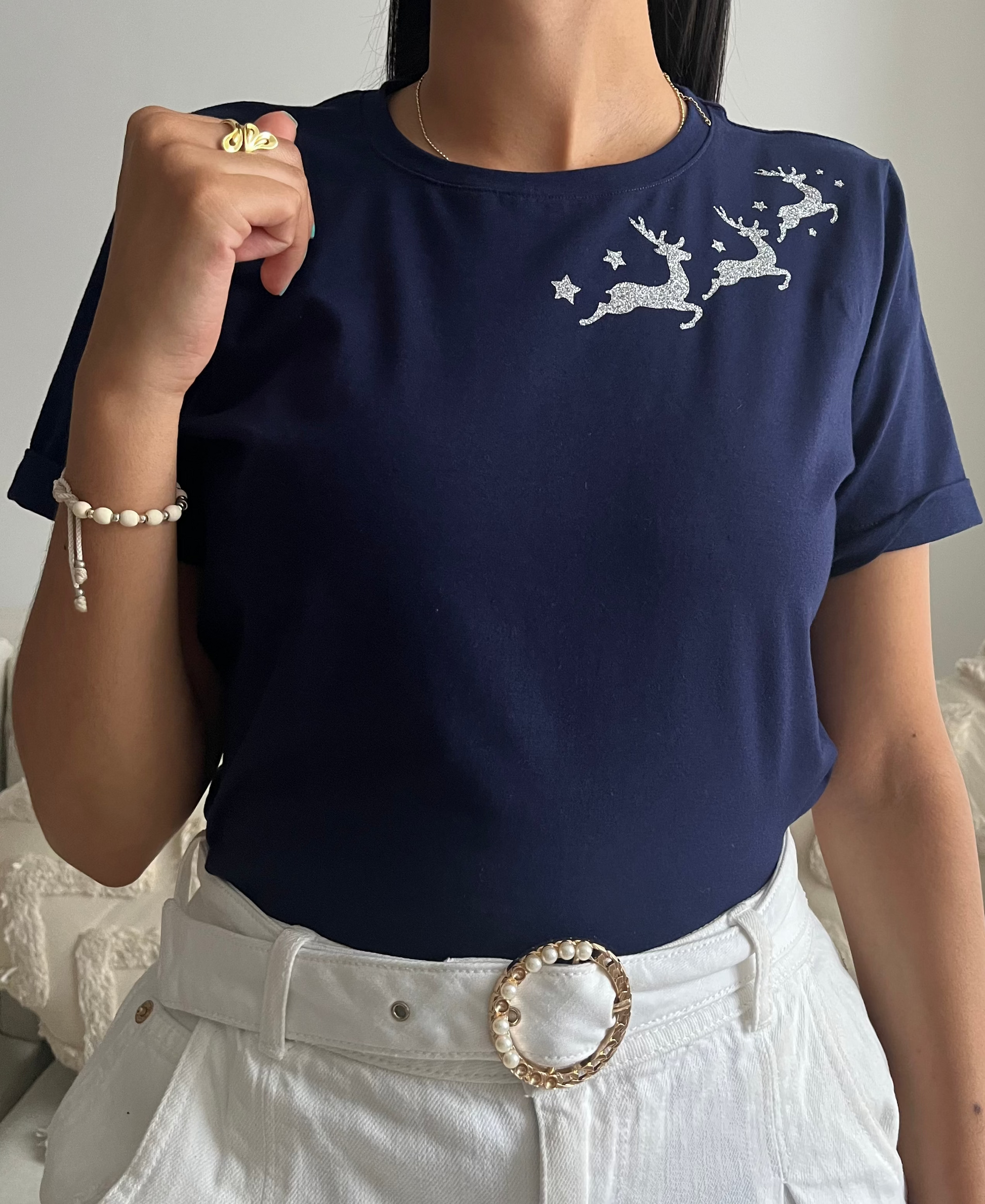 Camiseta Christmas Reindeer