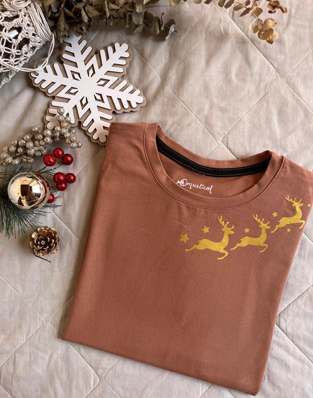 Camiseta Christmas Reindeer