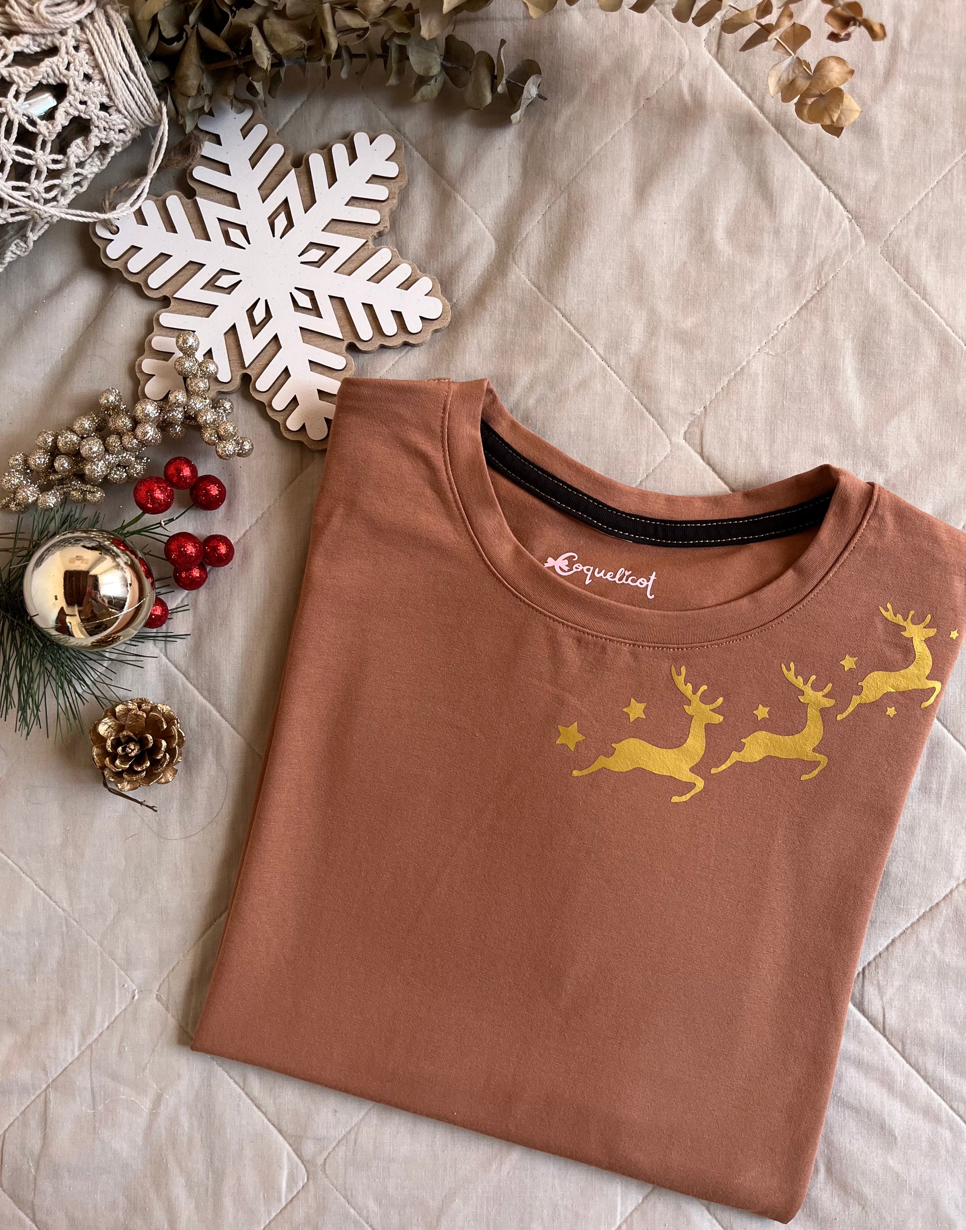 Camiseta Christmas Reindeer
