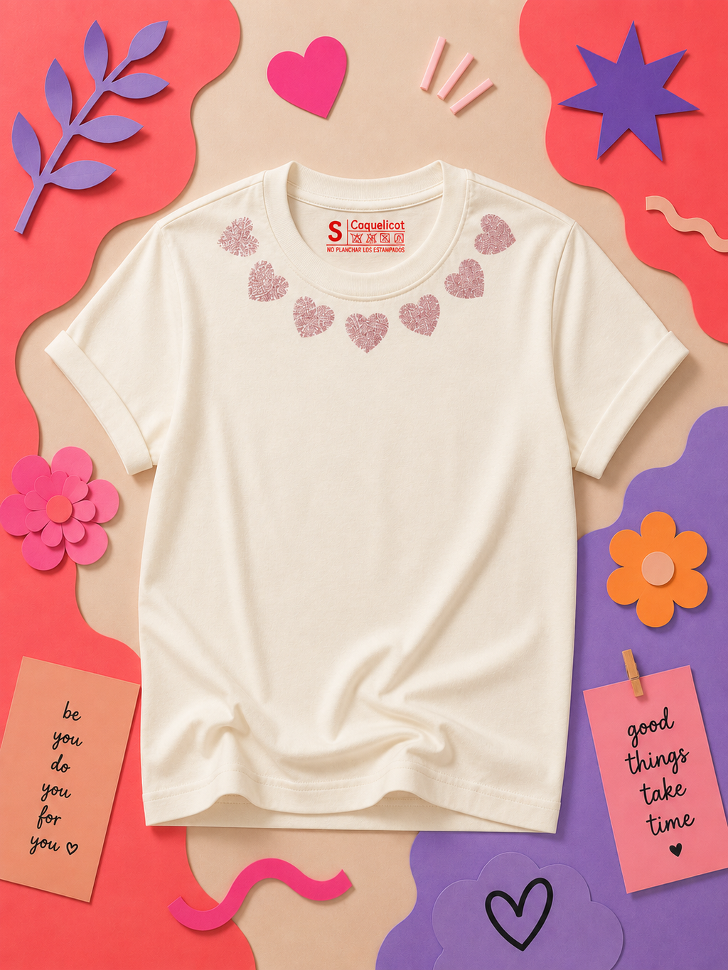 Camiseta Essential Hearts