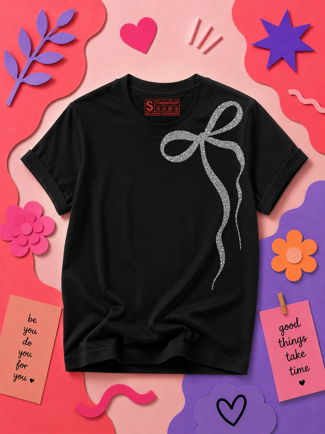 Camiseta Silver Bow