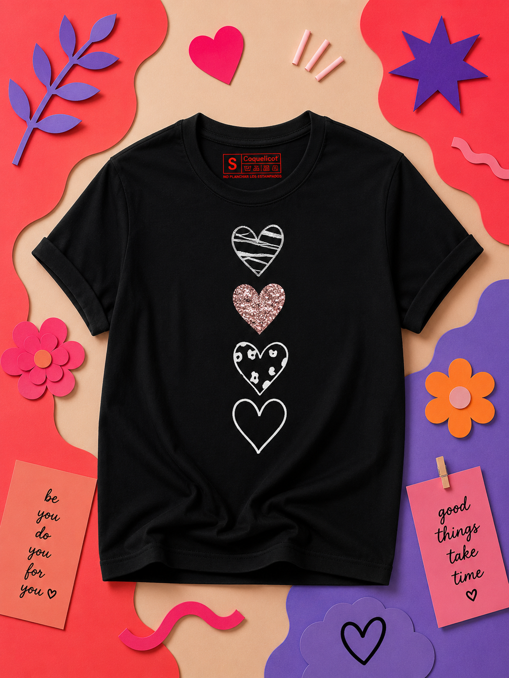Camiseta Midnight Hearts