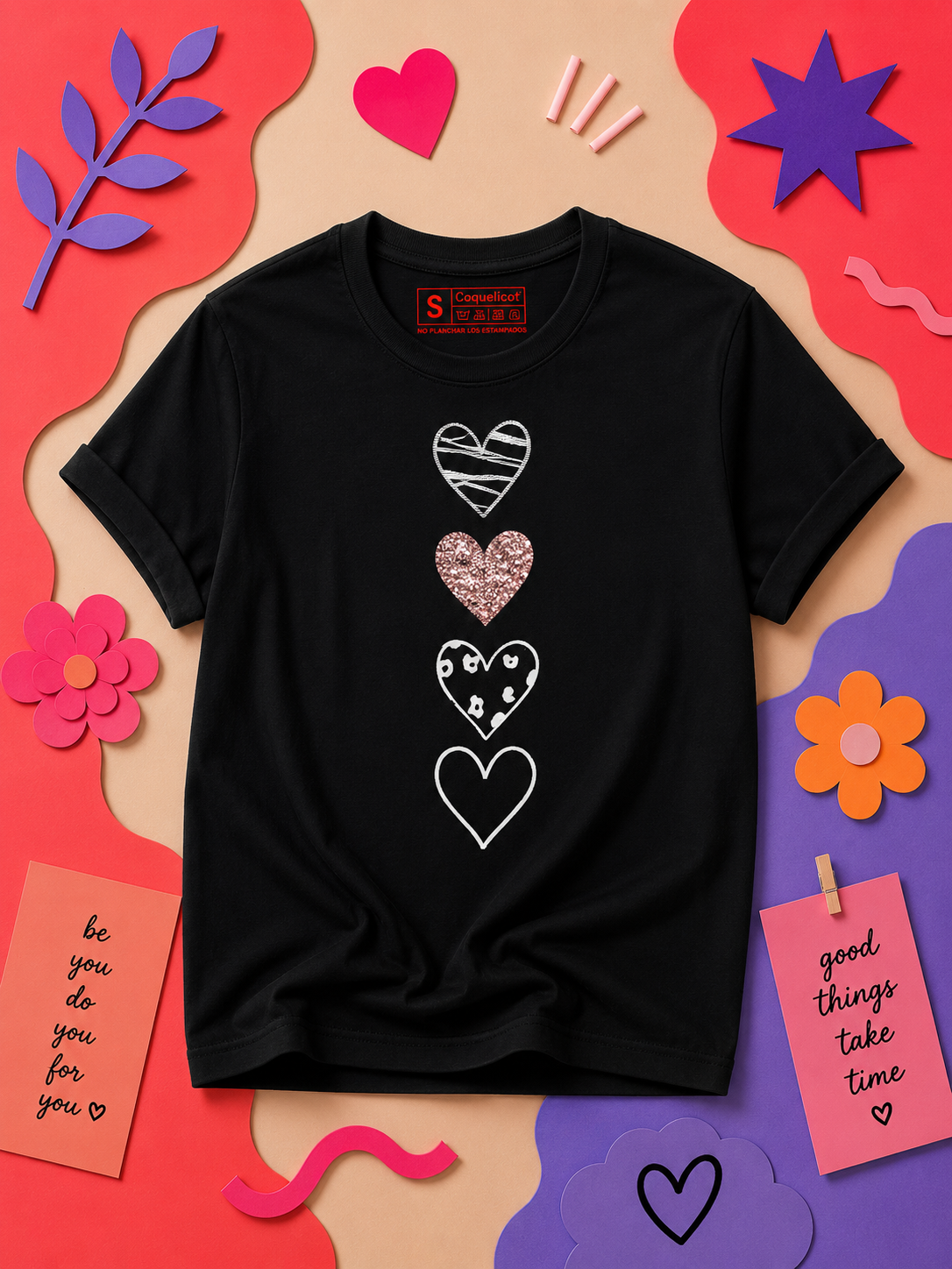 Camiseta Midnight Hearts