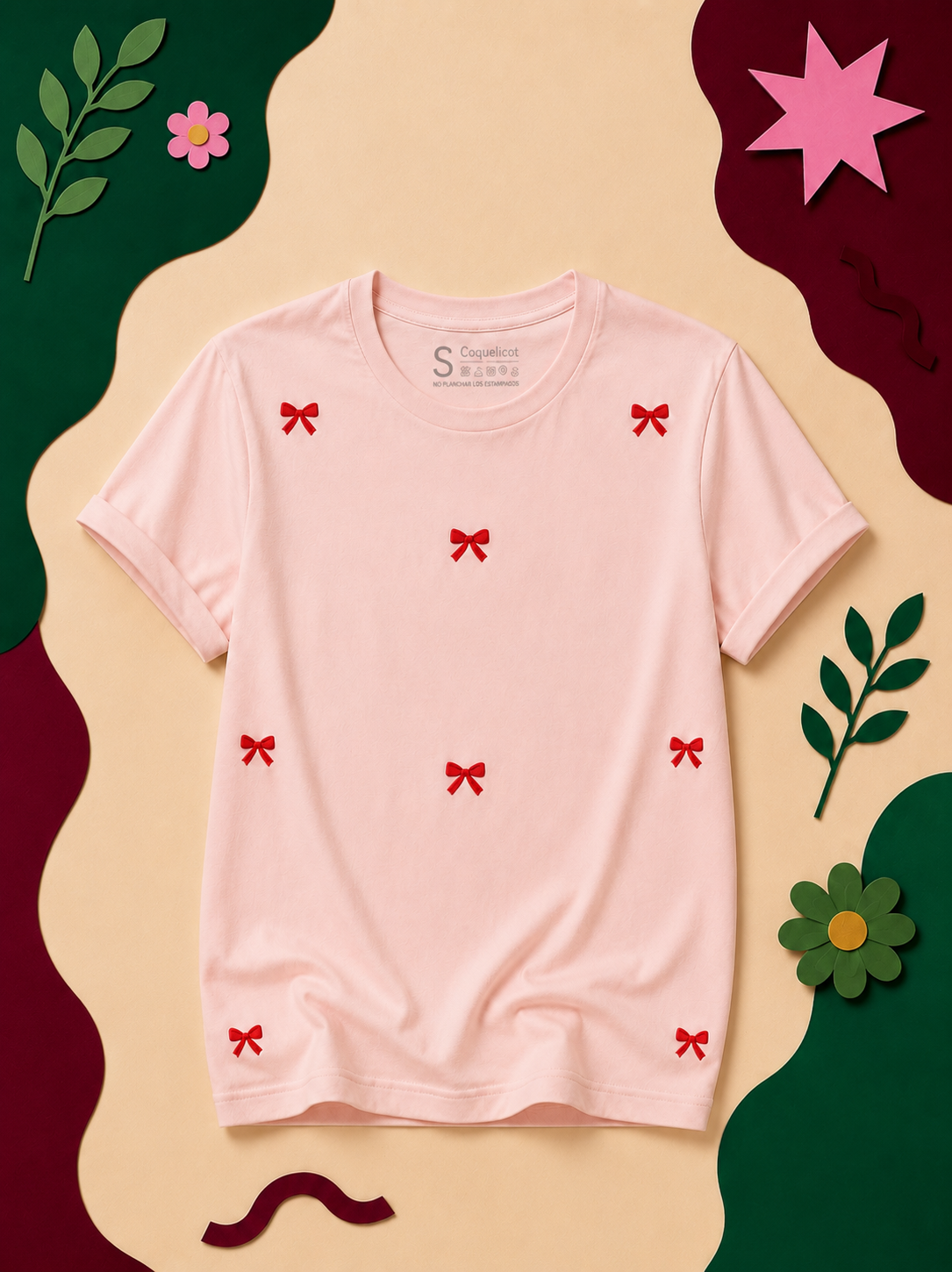Camiseta Cherry Bow