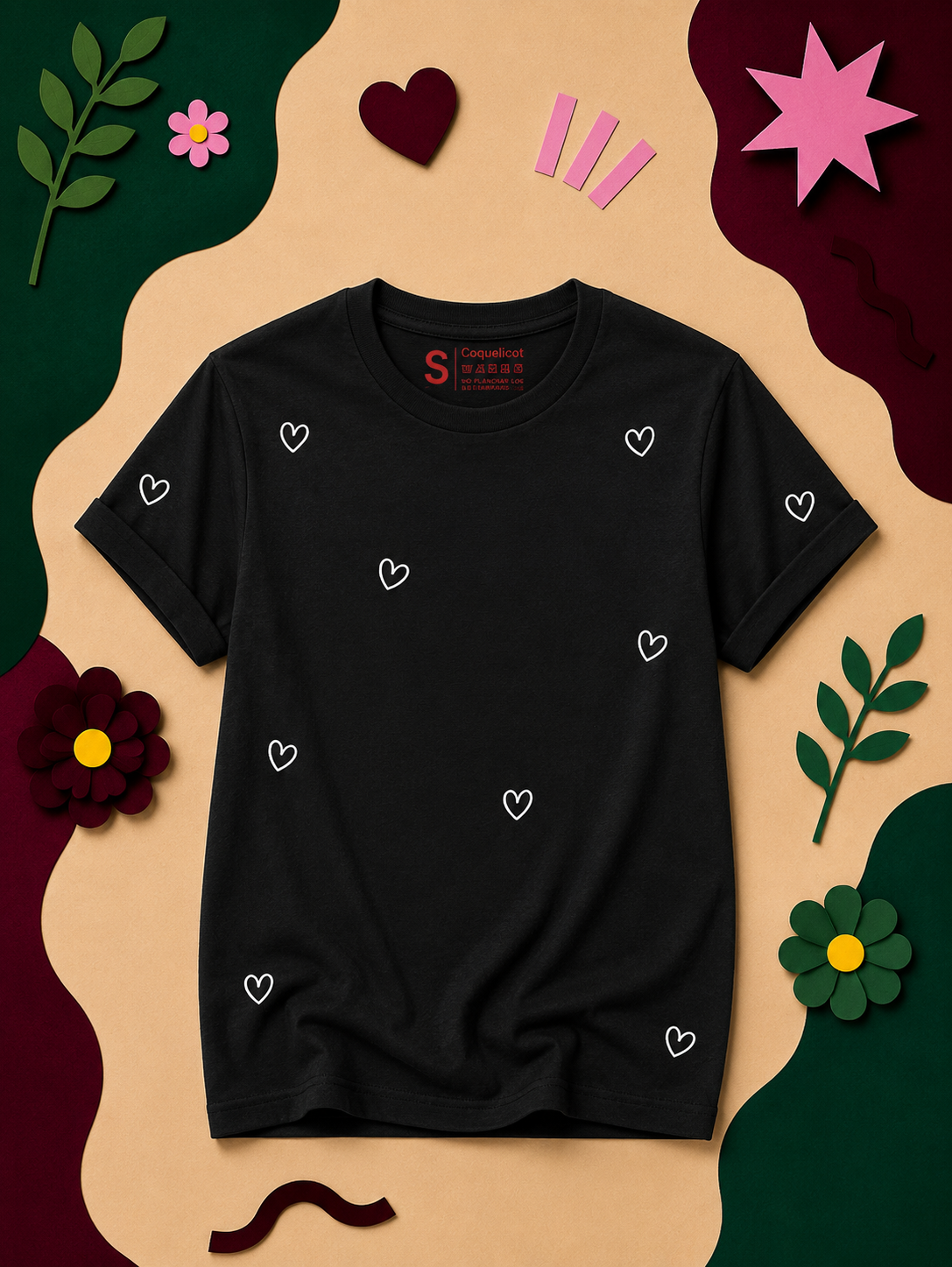 Camiseta Midnight Hearts