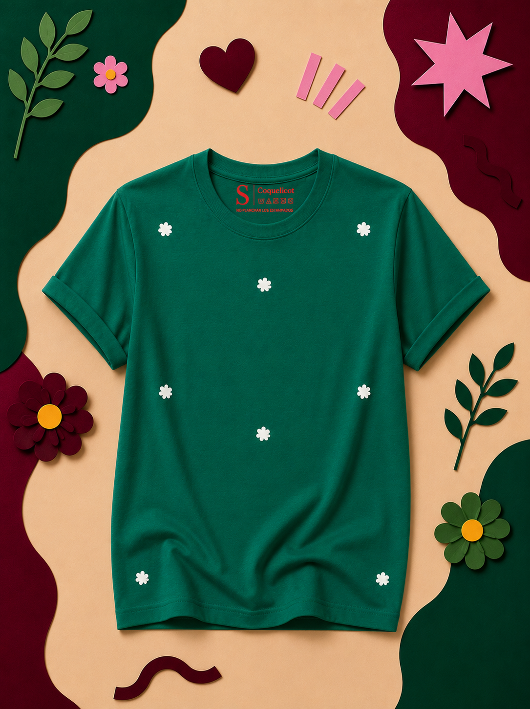 Camiseta Daisy Matcha