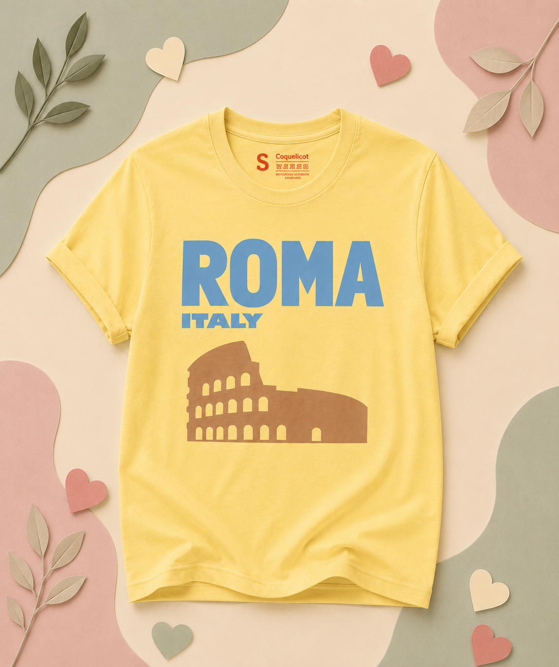 Camiseta Roma Amore