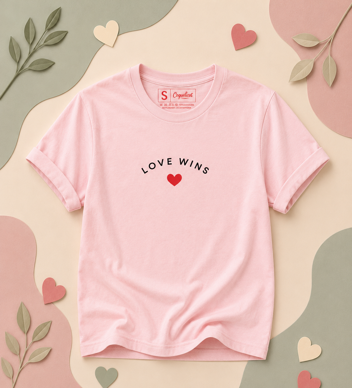 Camiseta Love Wins
