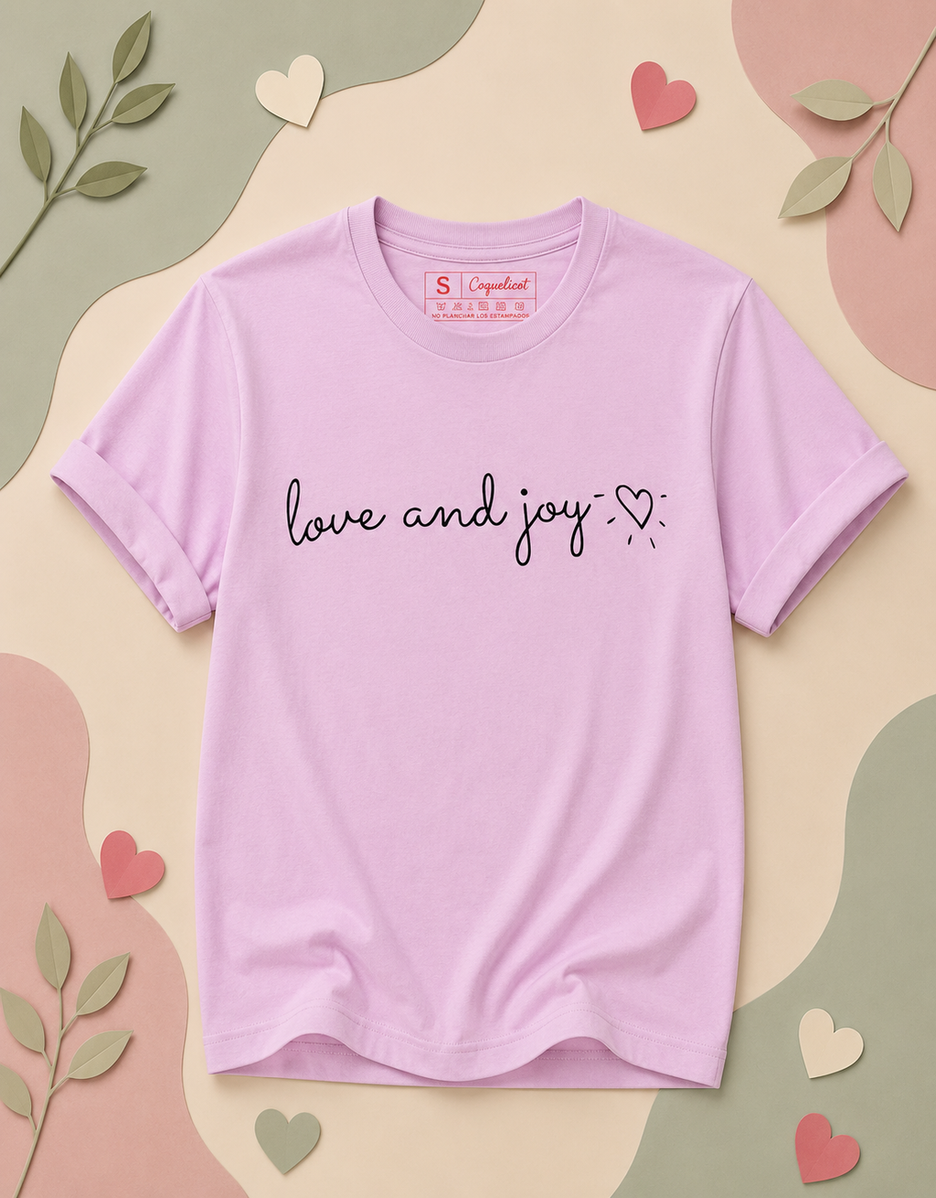 Camiseta Love and Joy