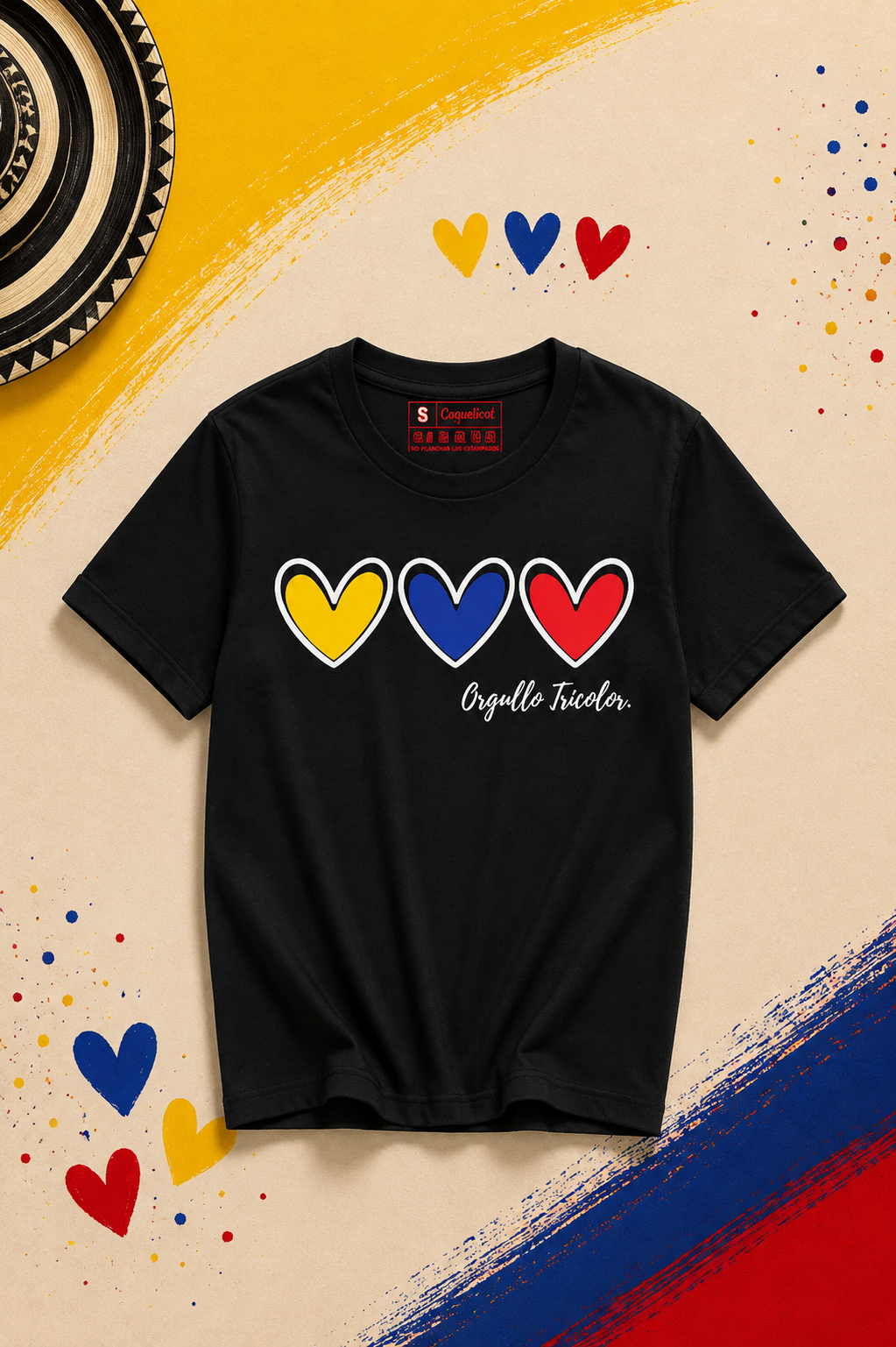 Camiseta Orgullo Tricolor Col