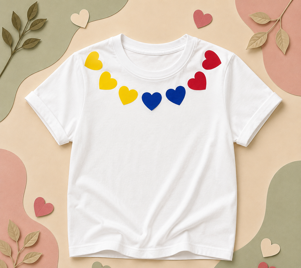 Camiseta Tricolor Heartline Col