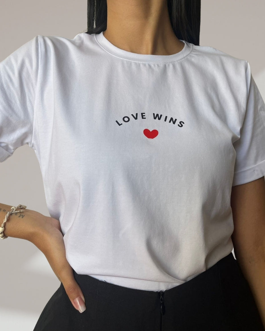 Camiseta Love Wins