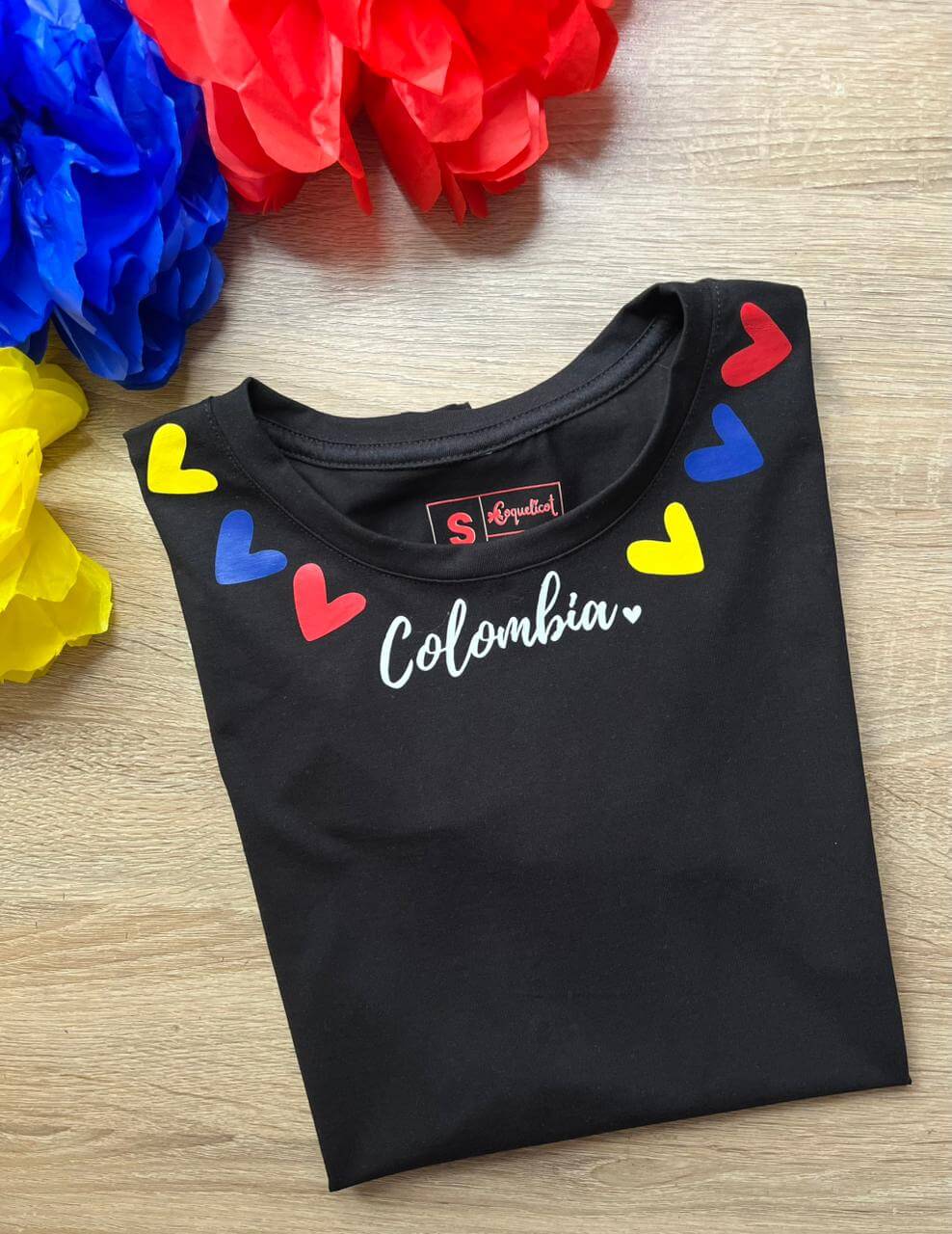 Camiseta Midnight Tricolor Love Col
