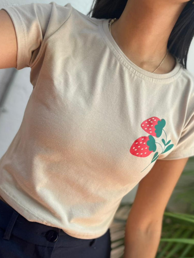 Baby Tee – Strawberry Mood
