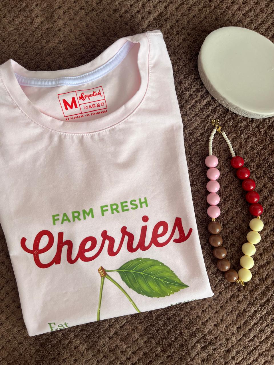Camiseta Cherry Sweet & Juicy
