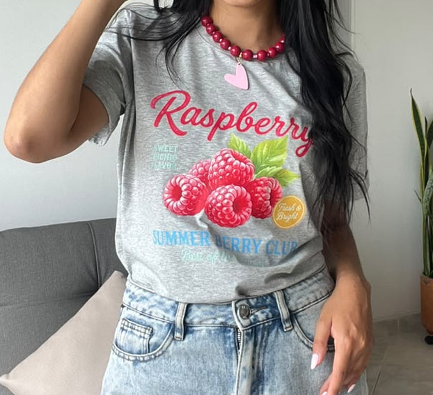 Camiseta Raspberry Sweetheart