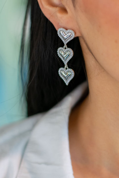 Aretes Love Bloom - Coquelicot