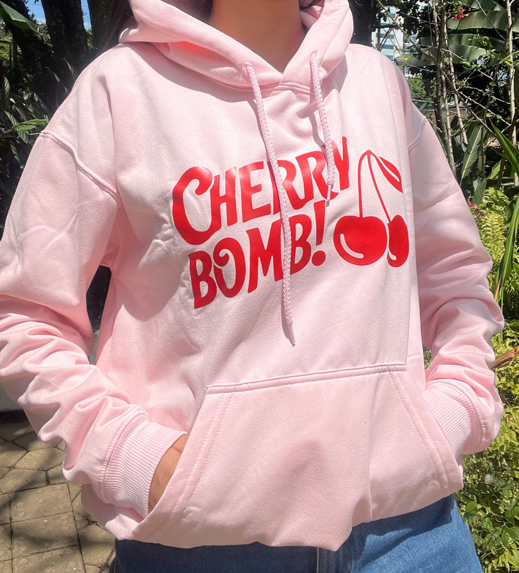 Buzo con capota Cherry bomb - Coquelicot