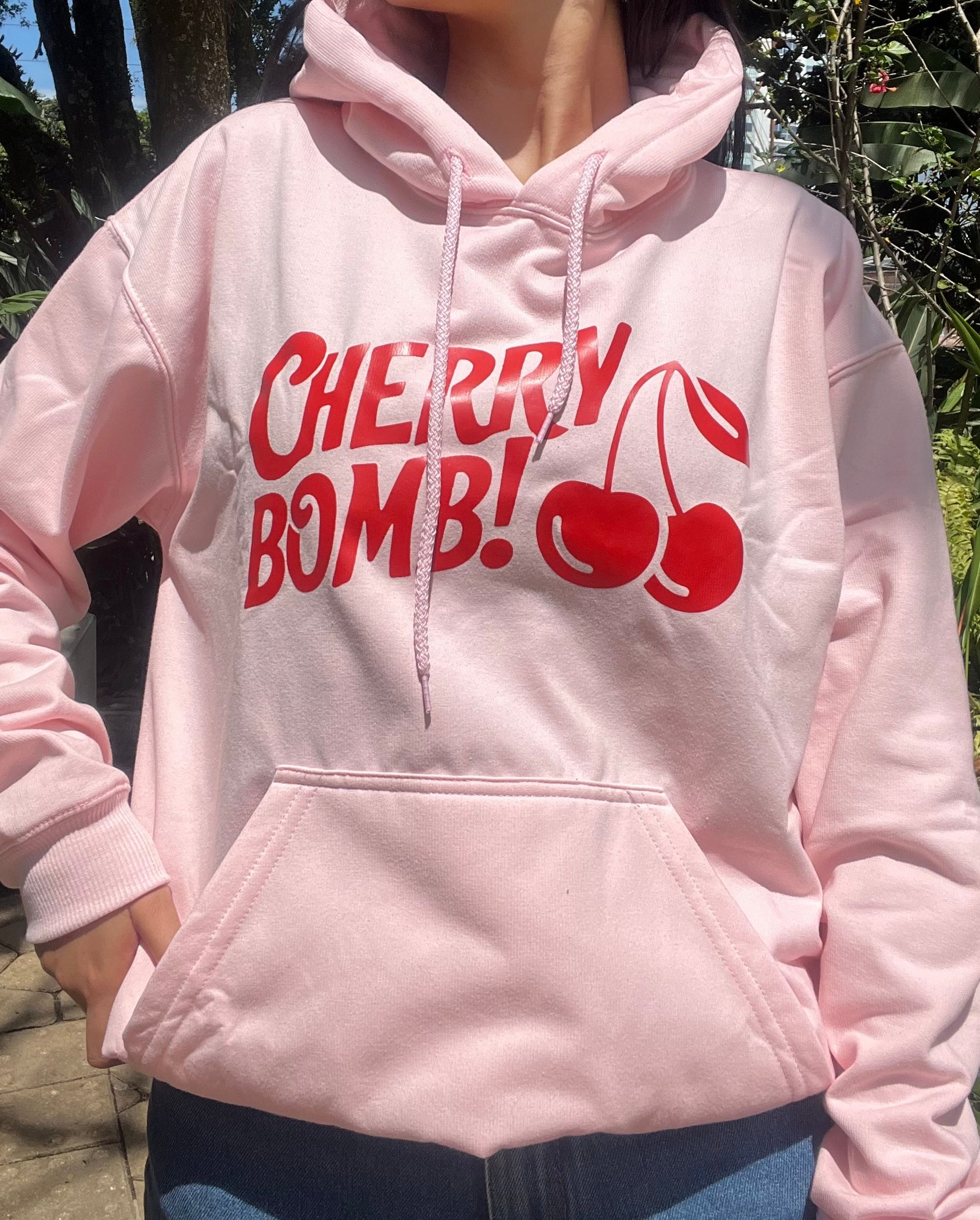 Buzo con capota Cherry bomb - Coquelicot