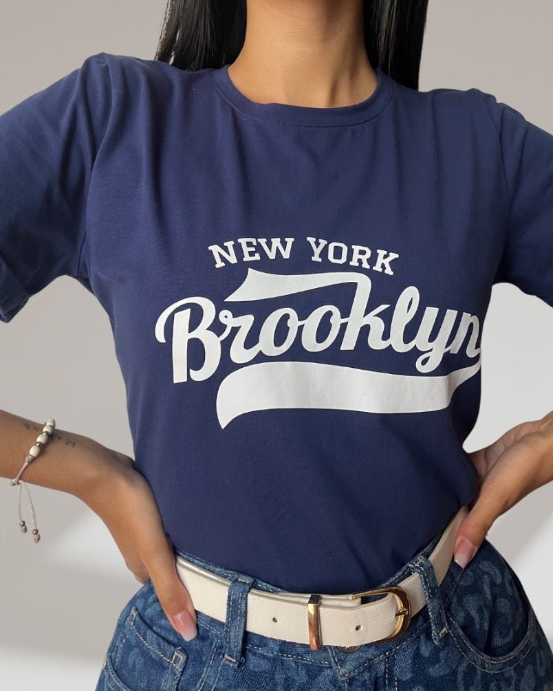 Camiseta Brooklyn - Coquelicot