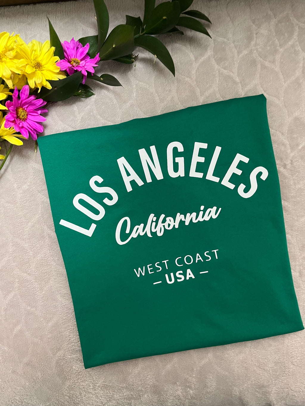Camiseta Los Angeles - Coquelicot