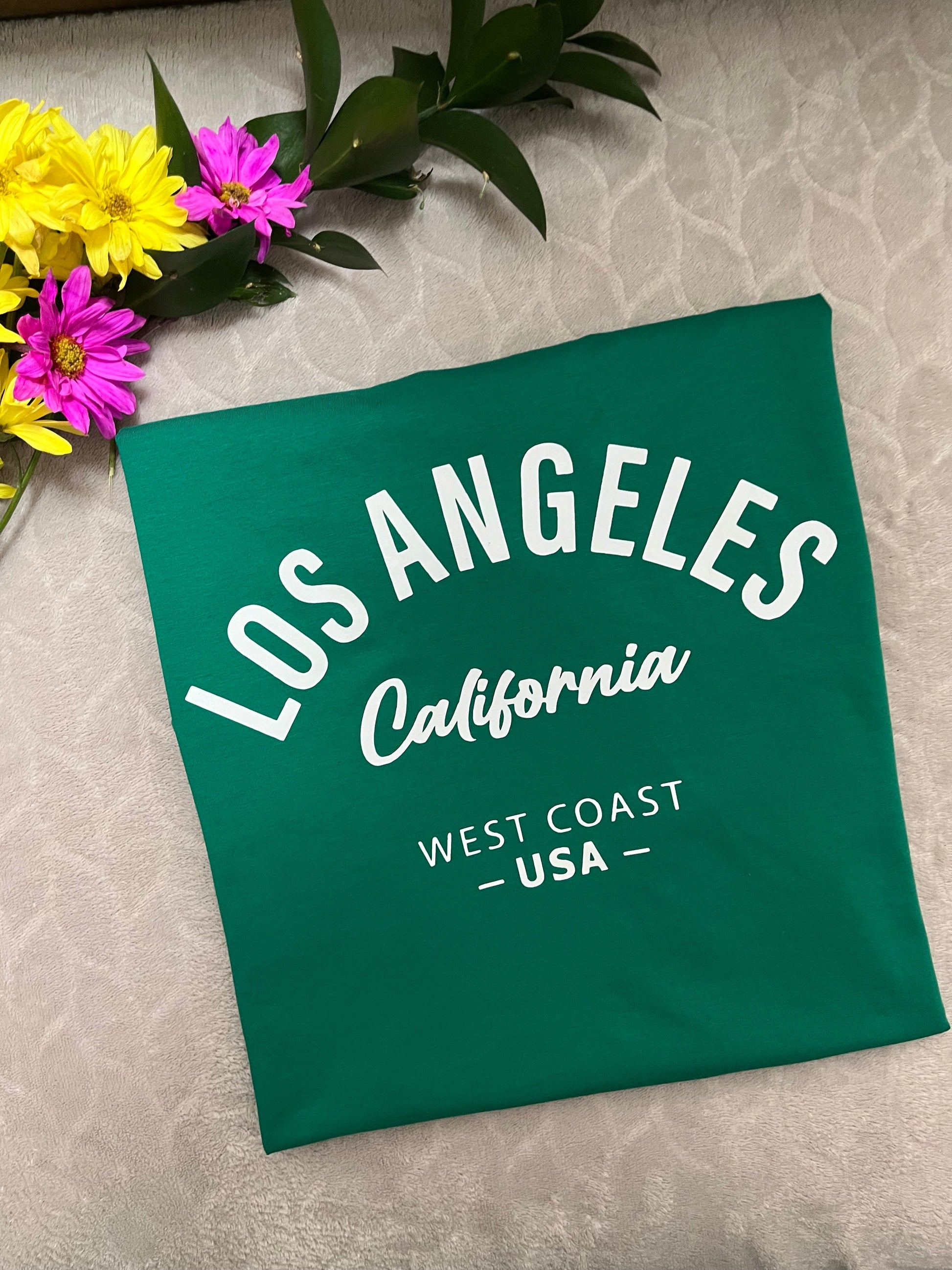 Camiseta Los Angeles - Coquelicot