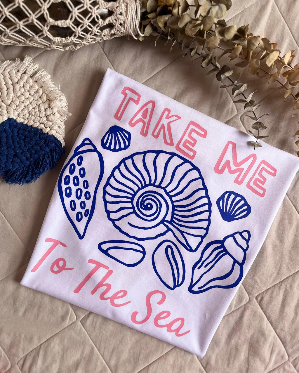 Camiseta Take Me - Coquelicot