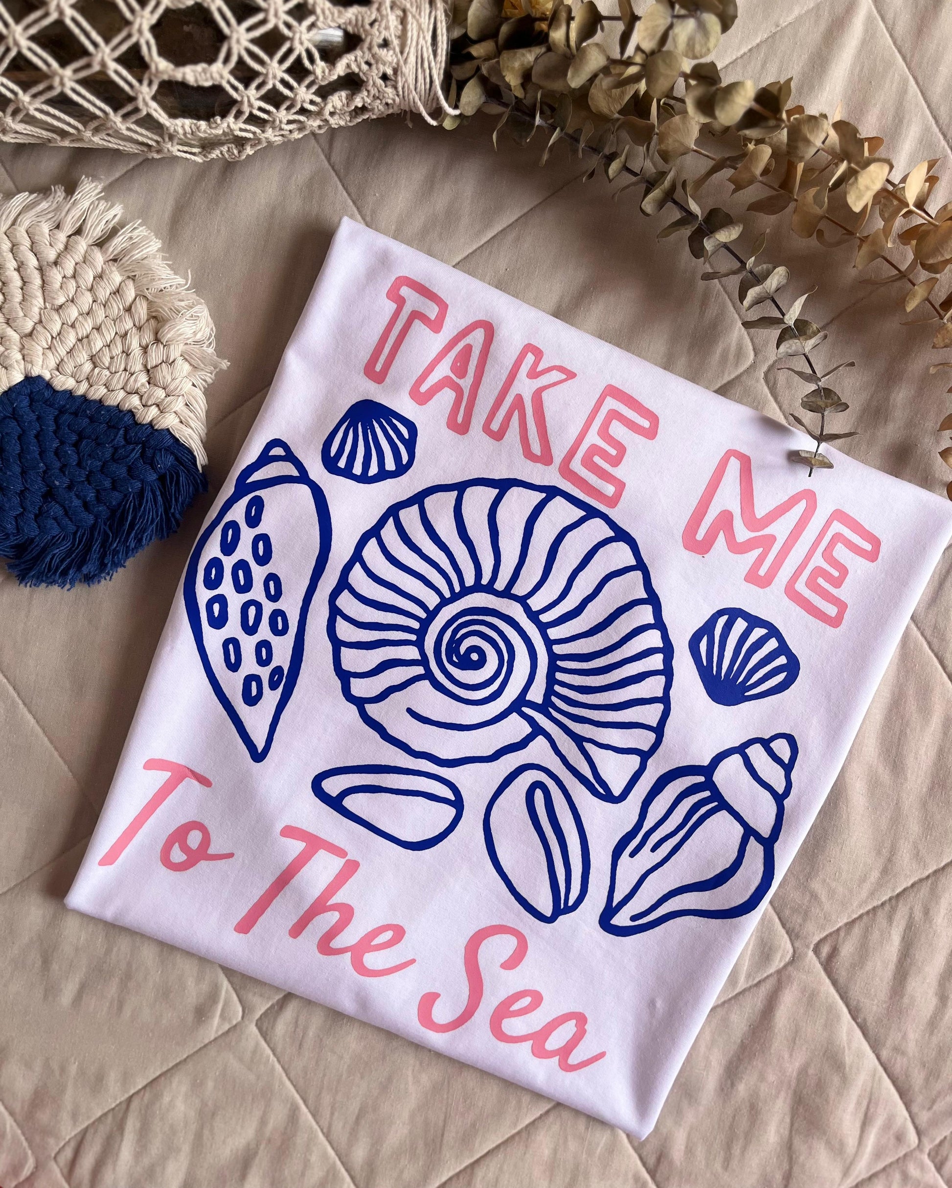 Camiseta Take Me - Coquelicot