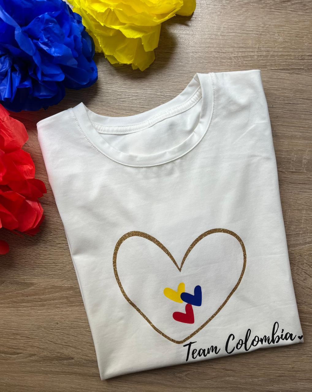 Camiseta Tricolor Soul - Coquelicot