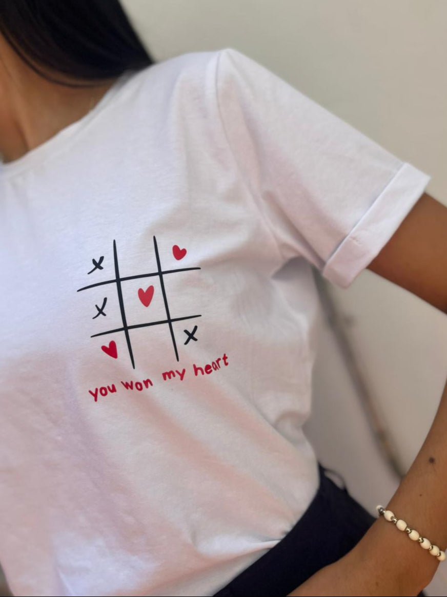 Camiseta Triqui - Coquelicot