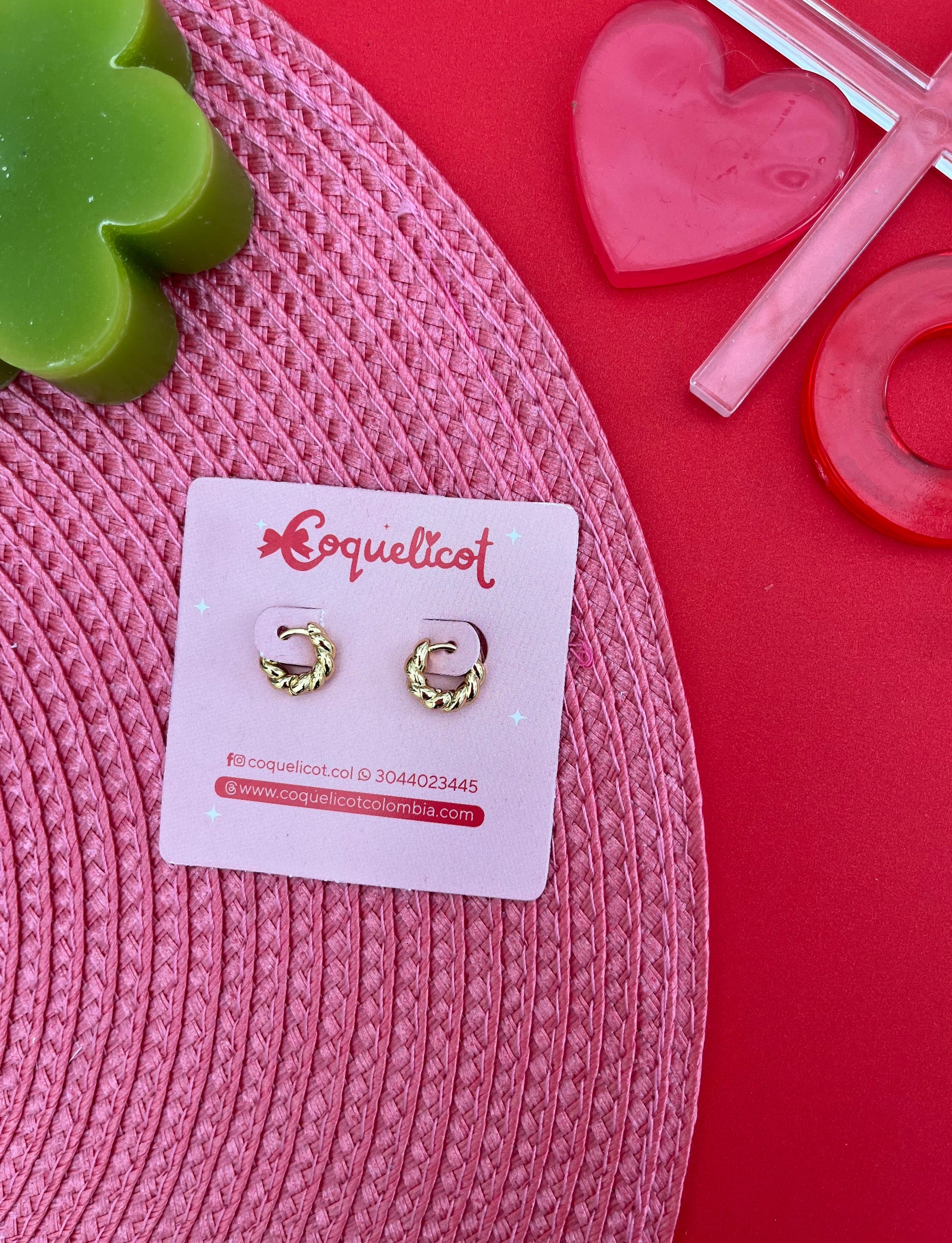 Candongas Golden Love - Coquelicot