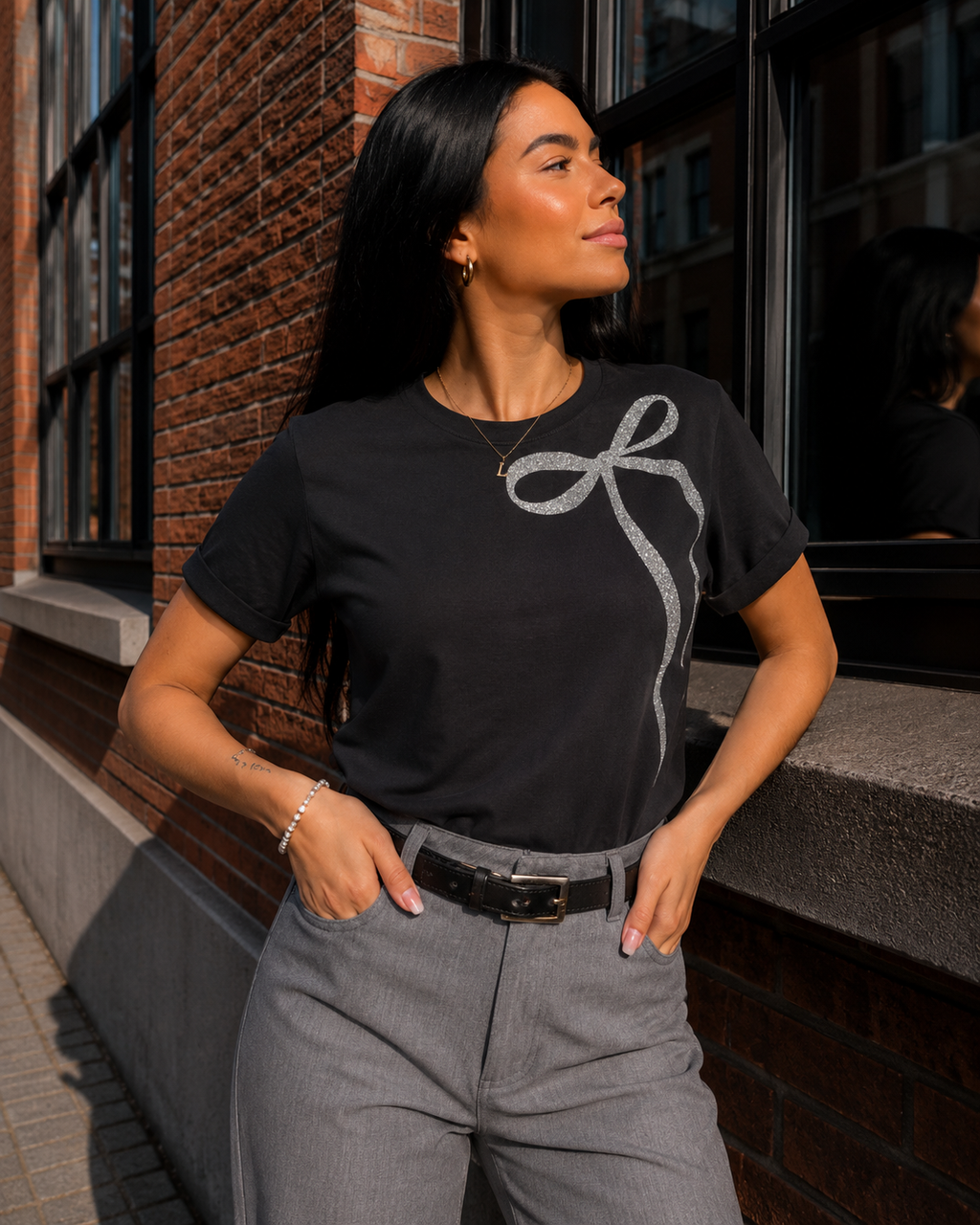 Camiseta Silver Bow