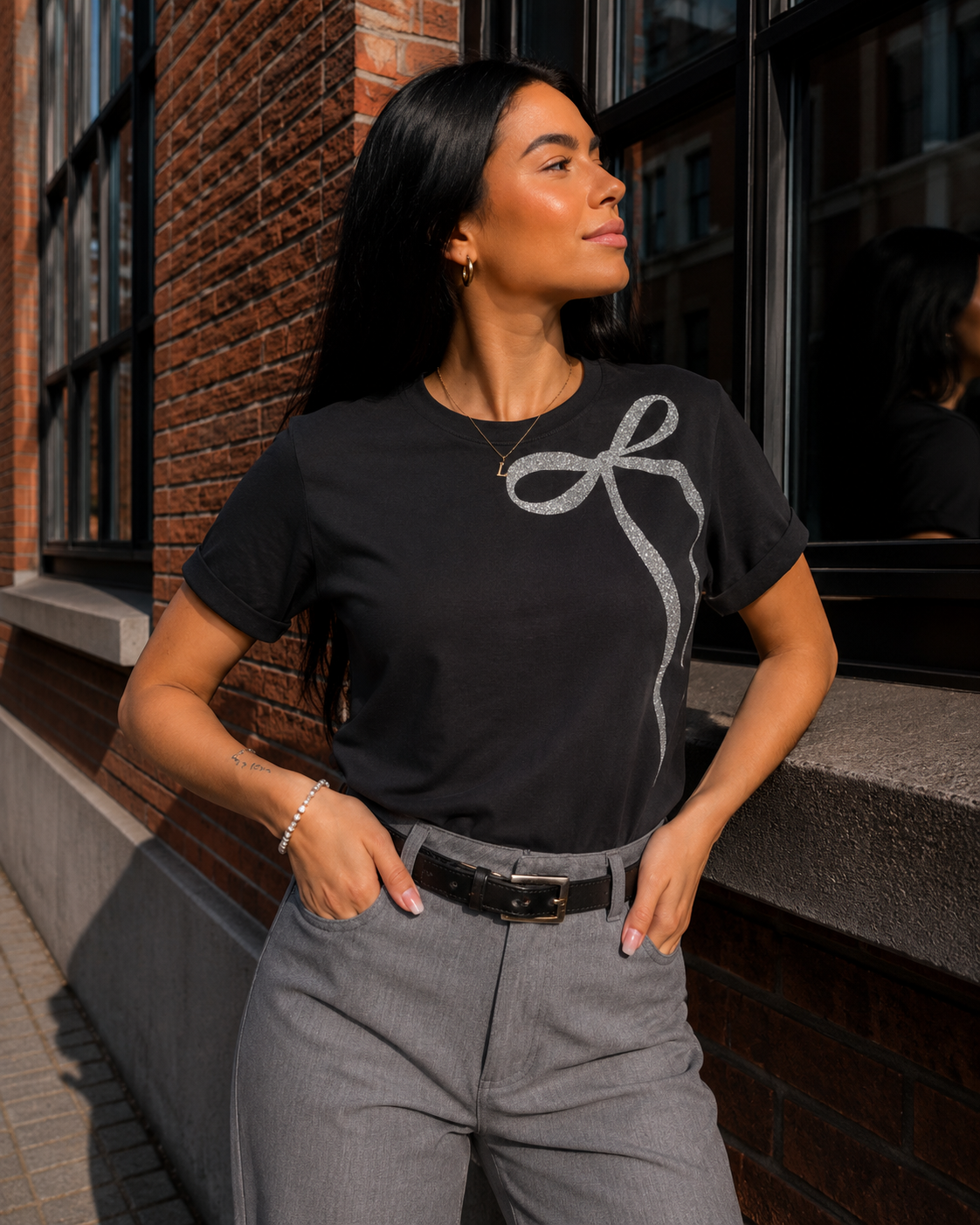 Camiseta Silver Bow