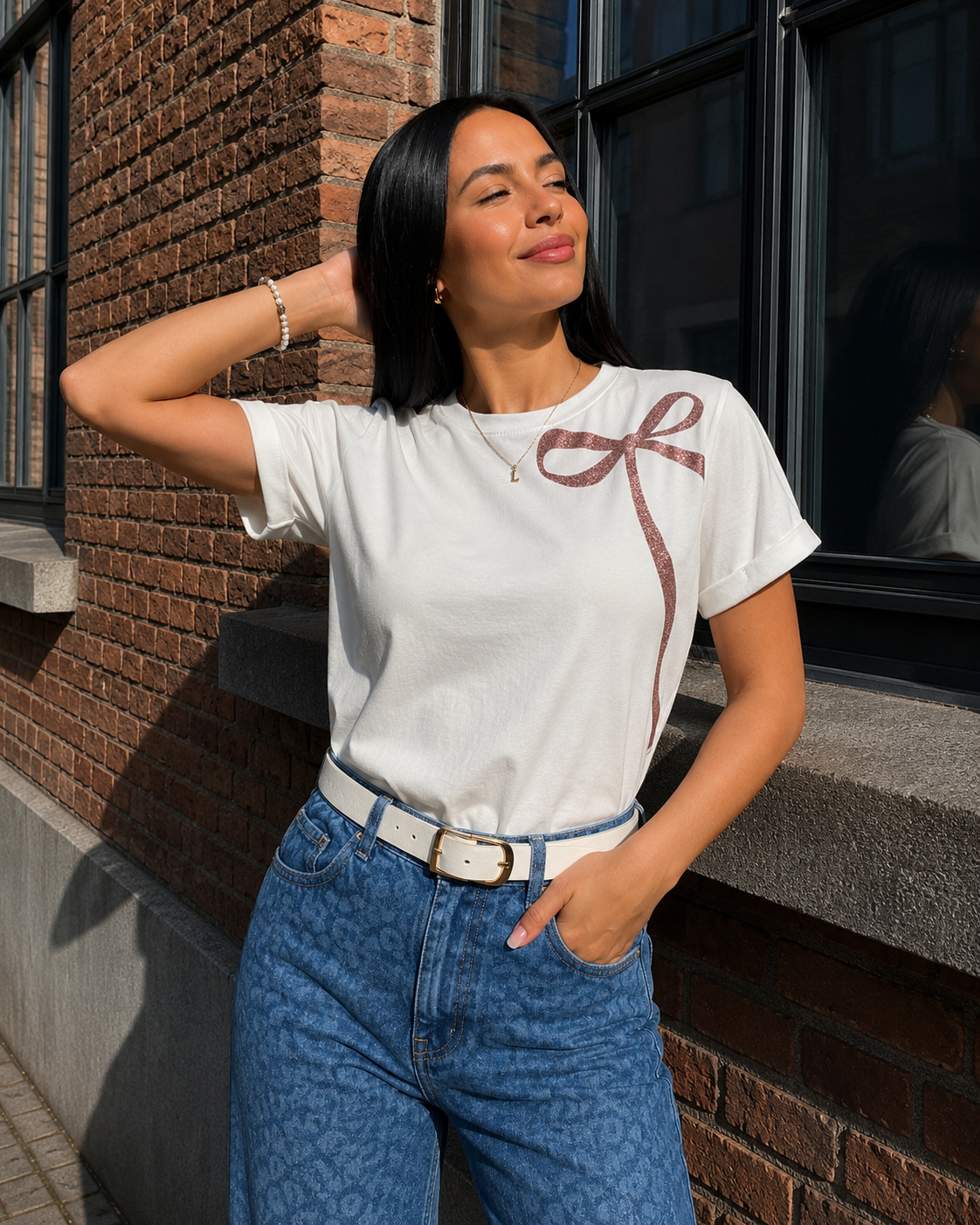 Camiseta Silver Bow