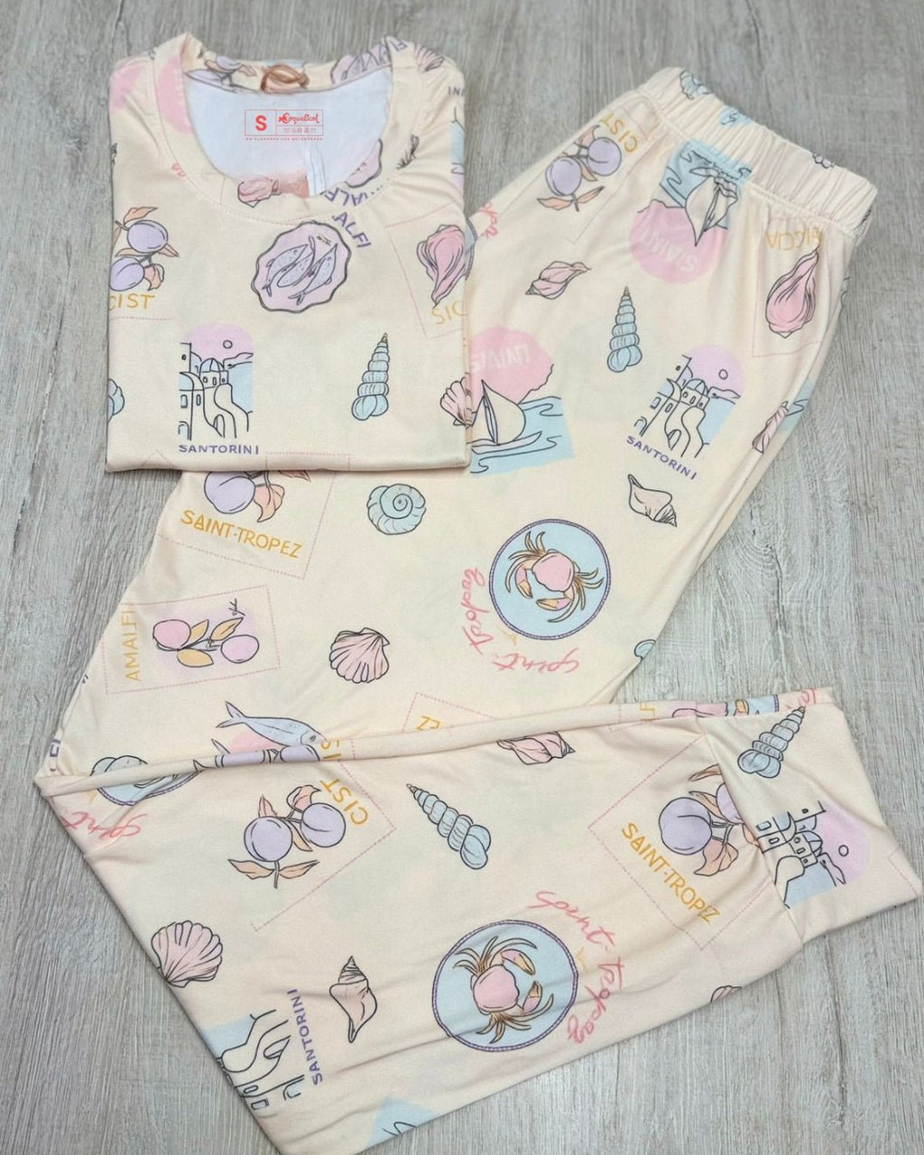 Pijama Dolce Soft Dreams - Coquelicot